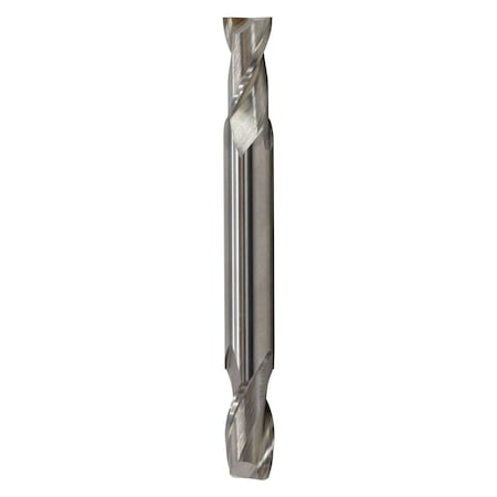 Gs Tooling 1/4" Diameter x 3/8" Shank 2-Flute Regular Length Double Ended Blue Series Carbide End Mills 101304